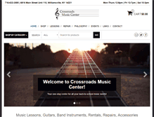 Tablet Screenshot of crossroadsmusiccenter.com